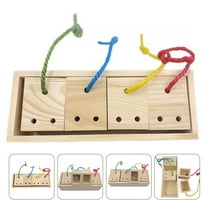 LABSERRON Parrot Foraging Feeder Multi Colorful 1Pack 8.25x3.14x2.36in