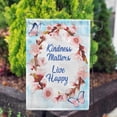 thumbnail image 3 of America Forever Kindness Matters Live Happy Garden Flag 12.5 x 18 inch Inspirational Live Love Laugh Double Sided Pink Floral Butterfly Summer Seasonal Yard Outdoor Decorative Motivational Flag, 3 of 5