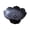 Black, variant on Pedestal Fruit Bowl Centerpiece Decorative Compote Footed Bowl Ceramics Dessert Serving Bowl Tray Display Stand Lotus Drain Plate for Kitchen Counters for Fruits Breads Snacks
