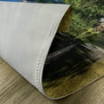 thumbnail image 5 of Ambesonne Nature Place Mats Set of 4, Granite Cliff River, Standard Size, Green Blue, 5 of 6