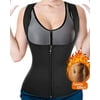 SLIMBELLE Weight Loss Tank Hot Thermo Sauna Suit Vest for Training Waist and Burning Belly Fat