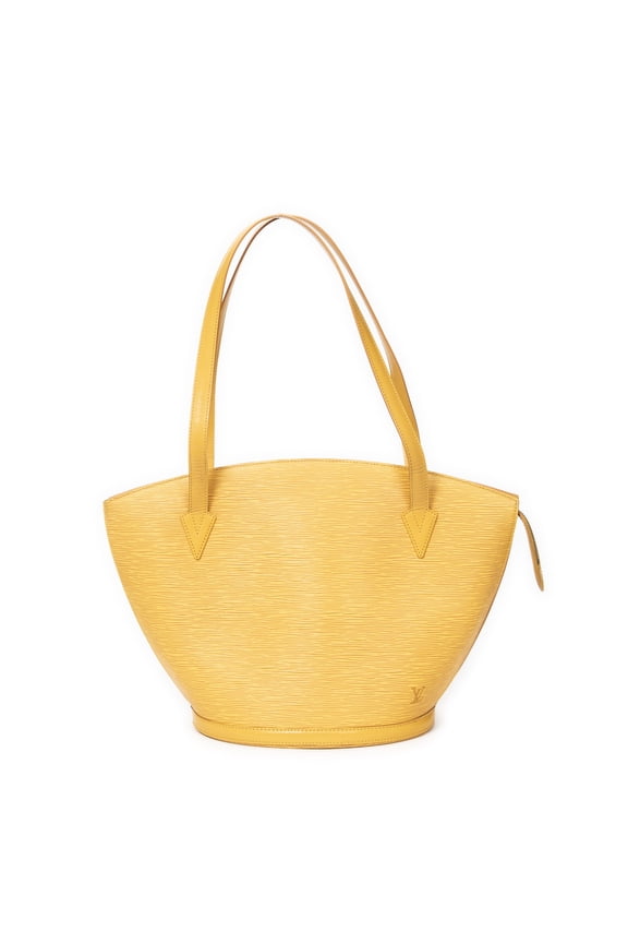 Pre-Owned Louis Vuitton Yellow St-Jacques Shopping GM Shoulder bag Epi