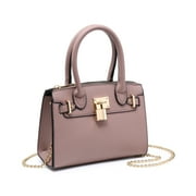 XB Top Handle Satchel Bags for Women Fahsionable Crossbody Purse Mini Shoulder Handbag with Chain Strap