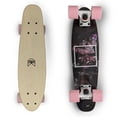 thumbnail image 1 of Patineta Tipo Penny Profesional Musa Madera Maple MUSA Negro (Llantas rosas/Trucks blancos), 1 of 5