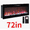 72inch, variant on JoanKaren 60" Smart Electric Fireplace,WiFi Enabled,Recessed & Wall Mounted Fireplace with Remote Control & Multicolor Flame
