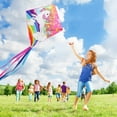 thumbnail image 3 of TOY Life Unicorn Kite for Kids Easy to Fly Large Kids Kite - Kites for Kids and Adults Easy to Fly Big Beach Kites for Kids Age 4-8-12 Idea Gift for Children Outdoor Game Activities Beach Trip, 3 of 7