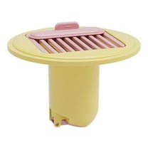 Odor-Proof Shower Drain Plug, Bathroom Drainage Filter Screen Insect Proof Drains, for Kitcheen Sink Sewers, and Pipes, Yellow