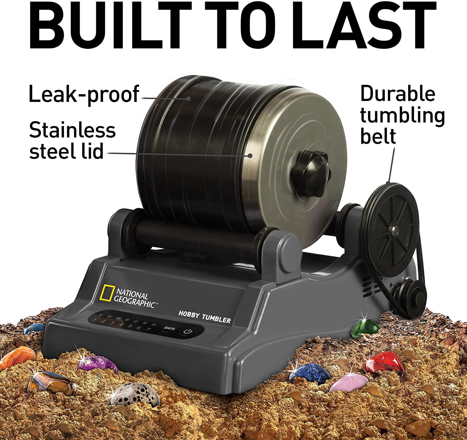 Diy Rock Tumbler Plans Discovery Mindblown Toy Kids Rock Tumbler 18