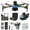 Black, variant on Drone with 4K HD Dual Camera, 2024 New Aerial Photography Drone, Foldable Versatile RC Quadcopter Drone with Headless Mode, Altitude Hold, Gift for Kids Adults Beginner