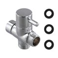 thumbnail image 2 of Brass Metal Shower Arm Diverter Valve 3 Way Water Separator 20mm Shower Tee Adapter for Handheld Showerhead., 2 of 5