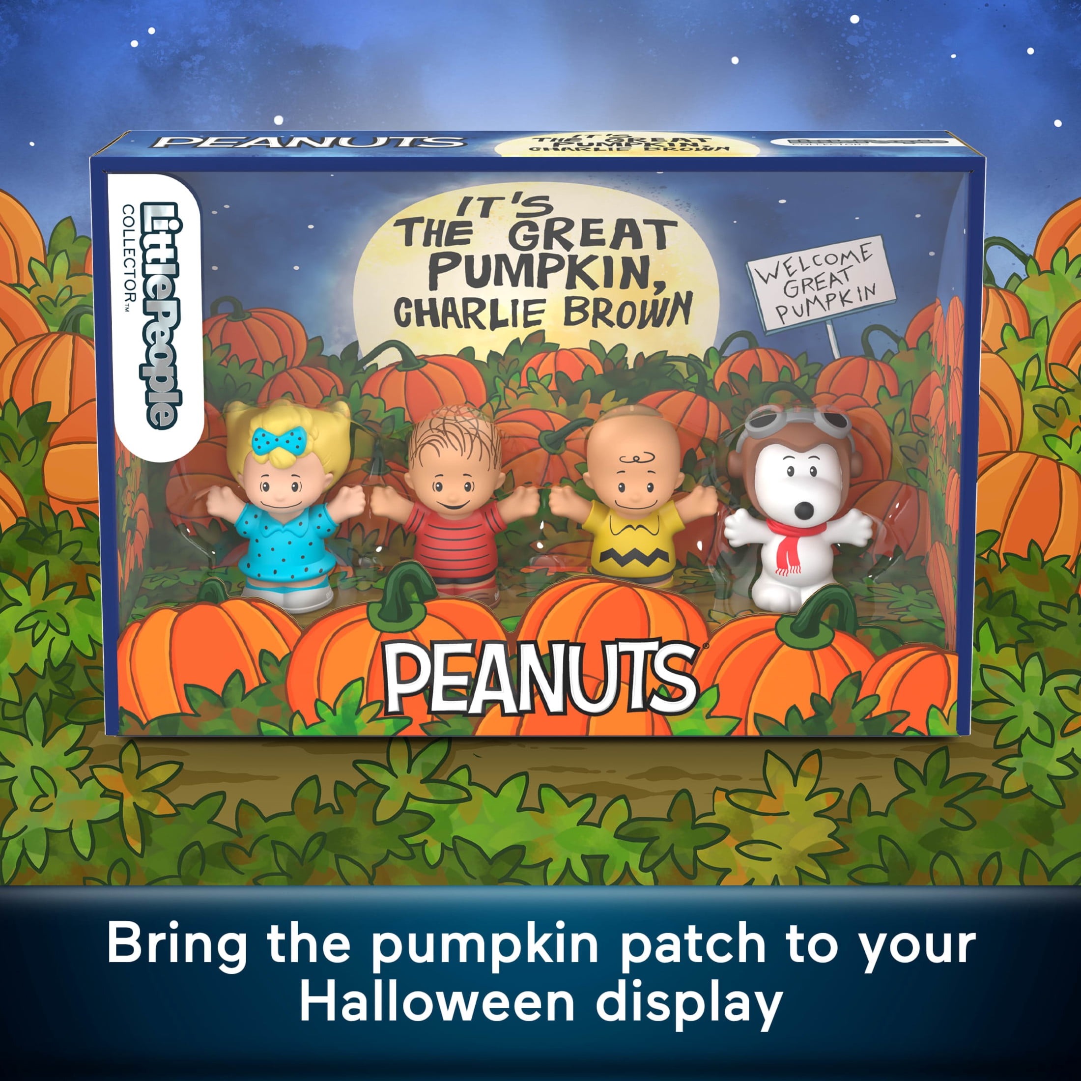 Little People Collector Peanuts It’s the Great Pumpkin, Charlie Brown Special Edition Set for Fans