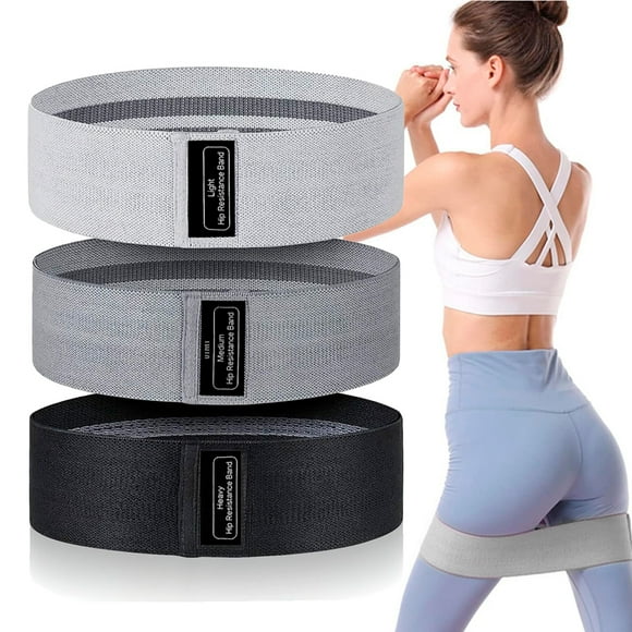 Set De 3 Bandas Elasticas De Resistencia Para Yoga Y Ejercicio