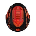 thumbnail image 3 of Casco Abatible Para Moto Kov Estelar Cyborg Rojo, 3 of 5