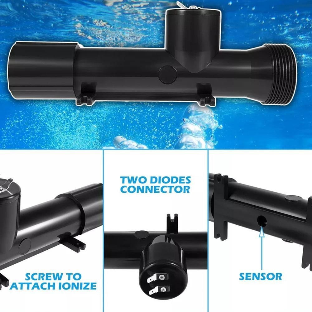 4CH4002-R Pool Ionizer Chamber Replacement for Hybrid Pool Treatment System - Durable Mineral Purifier Cell for In-Ground Pools, Hot Tubs and Spas