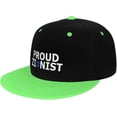 thumbnail image 2 of Proud Zionist Hip Hop Hat Two Tone Flat Bill 6 Panel Cap Unisex, 2 of 9