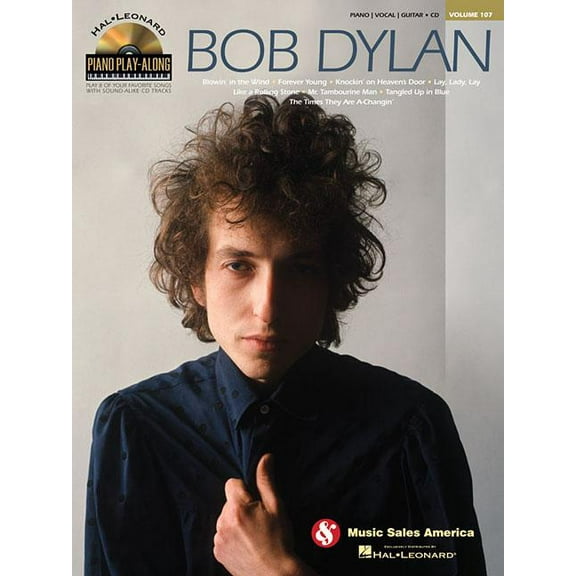 Bob Dylan-Piano Play-Along Volume #107 (Book and CD)