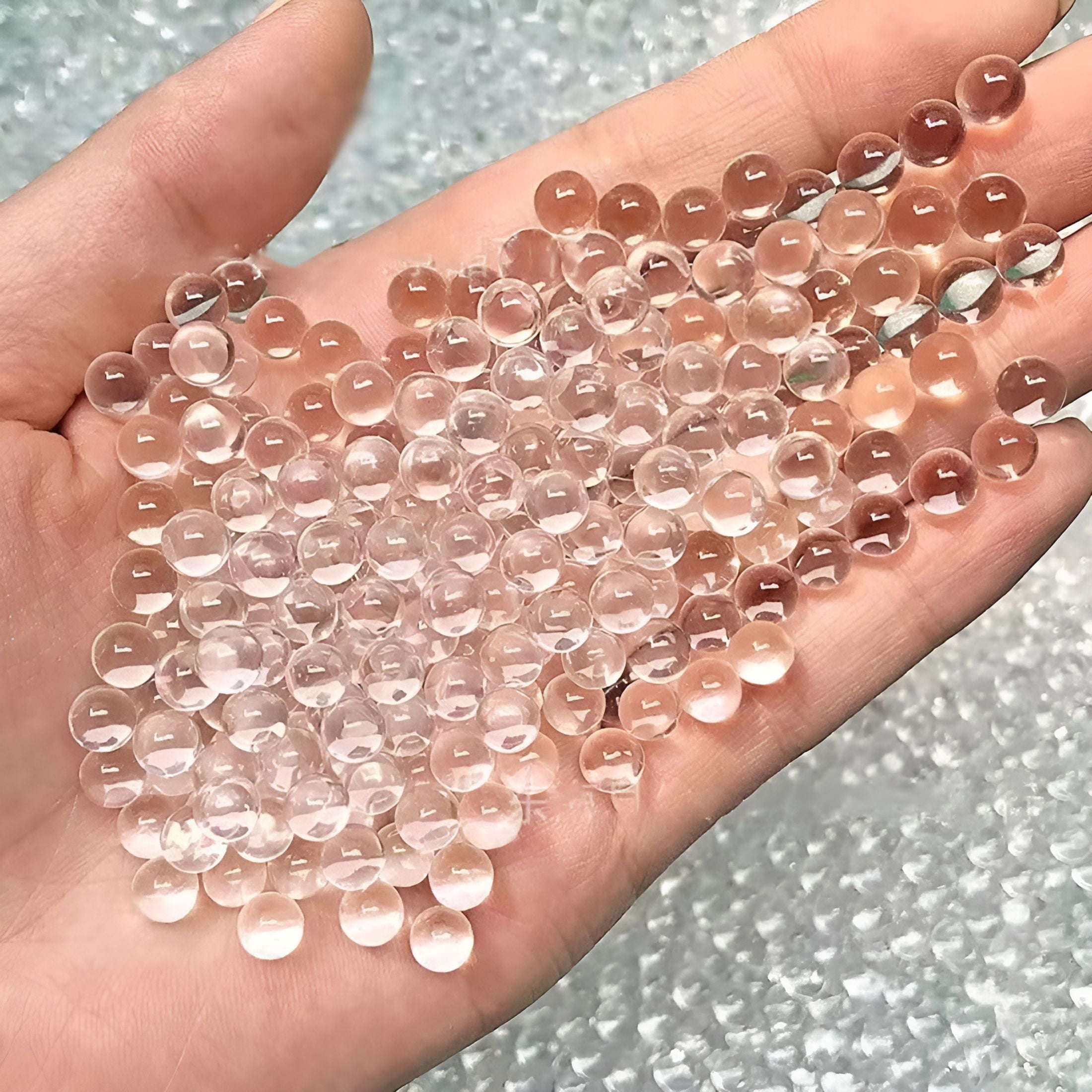 BESTSKY 200,000 Pcs Clear Water Gel Beads,Vase Filler Beads Water,Beads for Soilless Planting Floating Candles Wedding Centerpiece Decoration Floral Arrangement