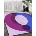 thumbnail image 2 of Ahgly Company Indoor Rectangle Patterned Bright Lilac Purple Area Rugs, 5' x 7', 2 of 6