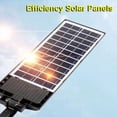 Cold White 6500K Solar Street Lights Outdoor, Motion Sensor, Commercial ...
