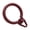 Wine Red, variant on Classic Curtain Accessory Plastic Curtain Hanger Rings, Internal Diameter 4.2 cm, Gold - Set of 30