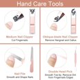 thumbnail image 3 of 7 kits profesionales portátiles de reparación de uñas, cortapelos para belleza de cejas, herramientas de acero inoxidable para el cuidado de las uñas, 3 of 5
