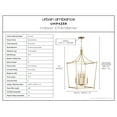 thumbnail image 3 of Luxury Tranditional Chandelier, 36H x 20W, with Transitional Style, Brushed Bronze, UHP4259 by Urban Ambiance, 3 of 5