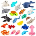 thumbnail image 1 of Mini Ocean Animals Toys BEYONGME, 22 unidades, animales marinos impresos en 3D, 1 of 9