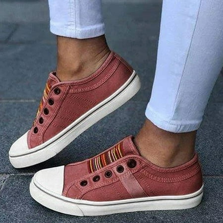 

2020 Low-cut Trainers Canvas Flat Shoes Women Casual Vulcanize Shoes New Women Summer Autumn Sneakers Ladies WDHKUN