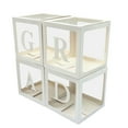 thumbnail image 2 of 4pcs Letter Balloon Boxes Graduation Party Decor Balloon Case Photography Props, 2 of 8