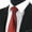 red, variant on Jacquard Woven New Fashion Classic Striped Tie Men's Silk Suits Ties Necktie