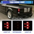 thumbnail image 2 of LED Tail Light Compatible With 2004-2008 Ford F-150 Pickup Truck Styleside Model Driver And Passenger Side Rear Taillight Glossy Black Housing Clear Lens Left + Right Pair Assembly, 2 of 8
