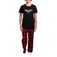 thumbnail image 4 of CafePress - Mystic Owl In Native American Style Pajamas - Women's Short Sleeve Print T-Shirt and Pants Dark Cotton Pajama Set, 4 of 7