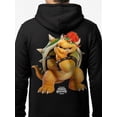 thumbnail image 4 of Super Mario Galaxy, Men's & Big Men's Graphic Hoodie, Bowser, Sizes S-3XL, 4 of 8