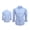 Light Blue, variant on Dianli Men's Fashion Casual Long Sleeve Plaid Button Lapel Shirt Stretch Cotton-Blend Turn-Down Collar Office Business Casual Fit Breathable Lightweight Work Travel