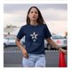 thumbnail image 4 of Playera Fan Army Wonder Woman Talla EG Stars Azul Marino, 4 of 4