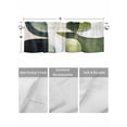 thumbnail image 4 of Valances for Windows Abstract Geometric Rod Pocket Cafe Window Treatments Valance Curtains for Kitchen Bathroom Laundry Basement Windows 56"x16", 4 of 9