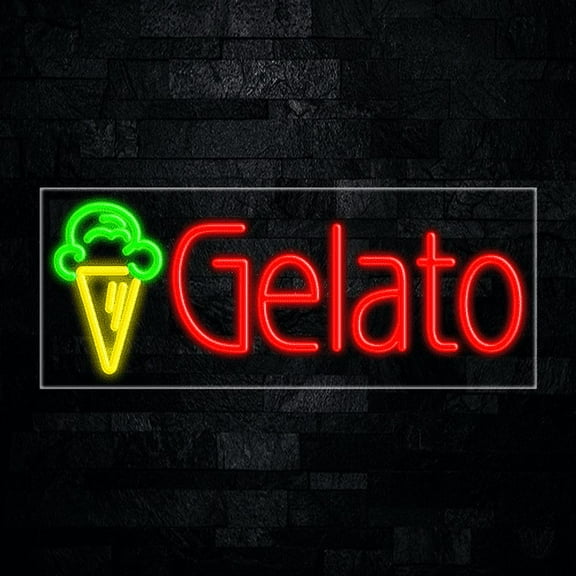 Gelato LED Neon Sign 30"L x 12"H #31411