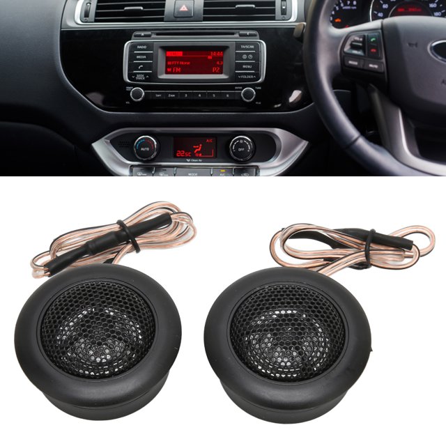 Dome Tweeter, High Fidelity Sound Clear Fine Workmanship Car Loudspeaker Impact Proof For Car