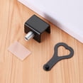 thumbnail image 1 of PEONAVET A Stopper Stainless Steel Window Lock Non Perforated Door and Window Lock Sliding Door Lock Child Protection Lock Device -theft Limiter, 1 of 3