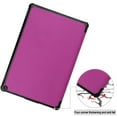 thumbnail image 6 of Case for All-New Fire HD 10 & HD 10 Plus Tablet (11th Generation, 2021 Release), Slim Lightweight Faux Leather Smart Trifold Stand Cover with Auto Wake/Sleep, Purple, 6 of 8