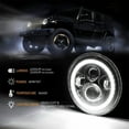 thumbnail image 2 of For 2007-2018 Jeep Wrangler JK JKU 7" LED Headlights Halo Fog Lights Combo Kit, 2 of 15