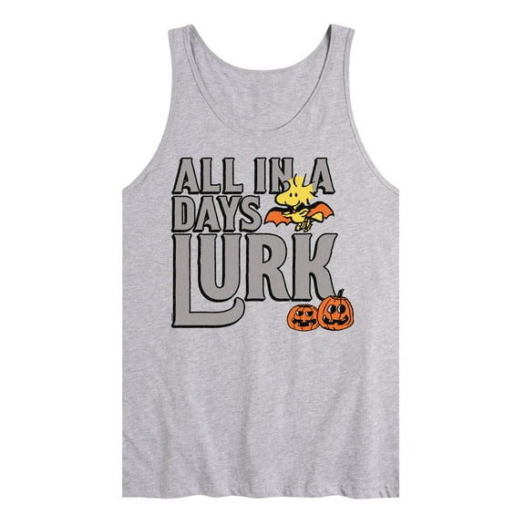 Peanuts - Days Lurk Art - Men's Jersey Tank Top