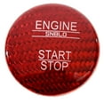 thumbnail image 2 of Xotic Tech Real Carbon Fiber Keyless Engine Start Stop Push Button Decor Cover for Mercedes Red, 2 of 7