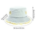 thumbnail image 3 of Birdeem Chapeau de Pêcheur en Denim Rétro Mode Protection Solaire Été, 3 of 4