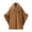 Coffee, variant on Samdudou Fall Coats for Women Elegant Cloak Waffle Textured Knit Cape Faux Fur Trimmed Neckline Front Clasp Closure Outerwear for Evening Events Sophisticated Wardrobe