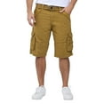 thumbnail image 5 of X RAY JEANS Men's Belted 12.5" Inseam Knee Length Cargo Shorts, British Khaki, 34, 5 of 8