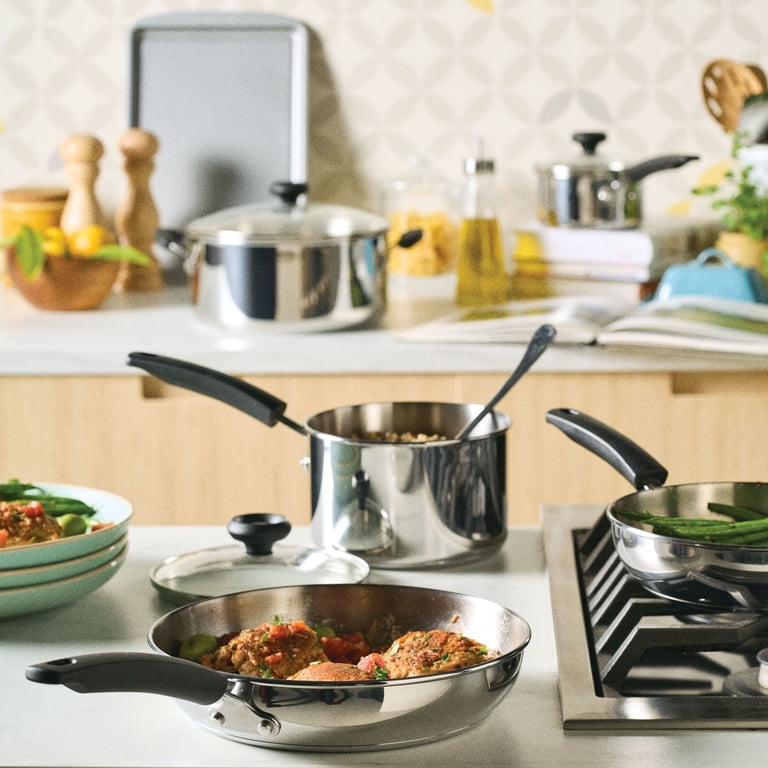 Farberware SureSteel 14-Piece Stainless Steel Cookware Set photo 4
