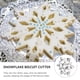 thumbnail image 3 of EeaseMX 2pcs cocina de copo de nieve forma de galleta para hornear molde de acero inoxidable acero inoxidable, 3 of 7