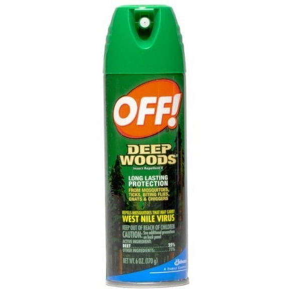 Johnson Fishing Deep Woods Insect Repellent Spray - Outdoor Use - 2 Pack, 6 oz Each