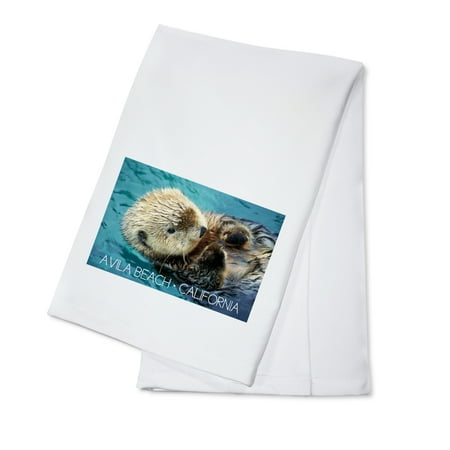 

Avila Beach California Sea Otter (100% Cotton Tea Towel Decorative Hand Towel Kitchen and Home)